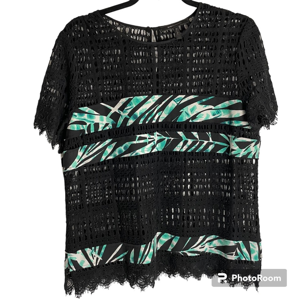 BCBG MaxAzria Lace Top size Large
